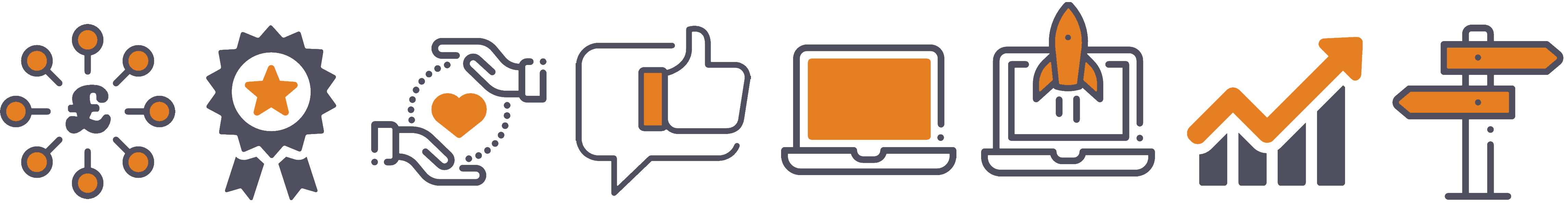 All specialities logos strip - with layers IN BRAND COLOURS