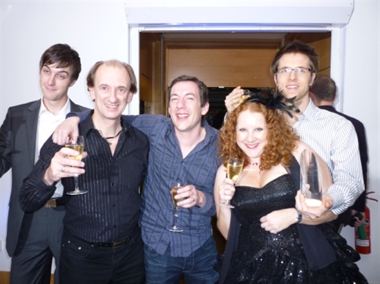 Judi-mae and colleagues at DADI Awards in 2009